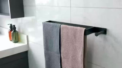 Freestanding Towel Holder with Hooks for Modern Bathrooms - view 6