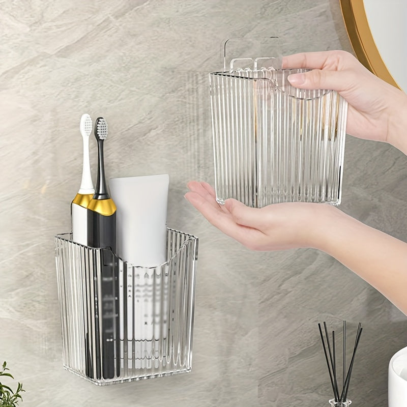 Multifunctional Bathroom Wall Shelf - No-Drill Mounting - view 5