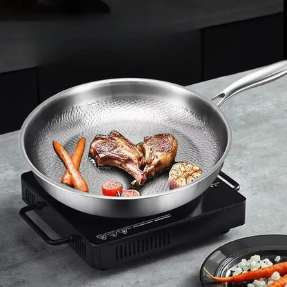 Hammered Frying Pan - Naturally Non-Stick, Induction Ready - view 2