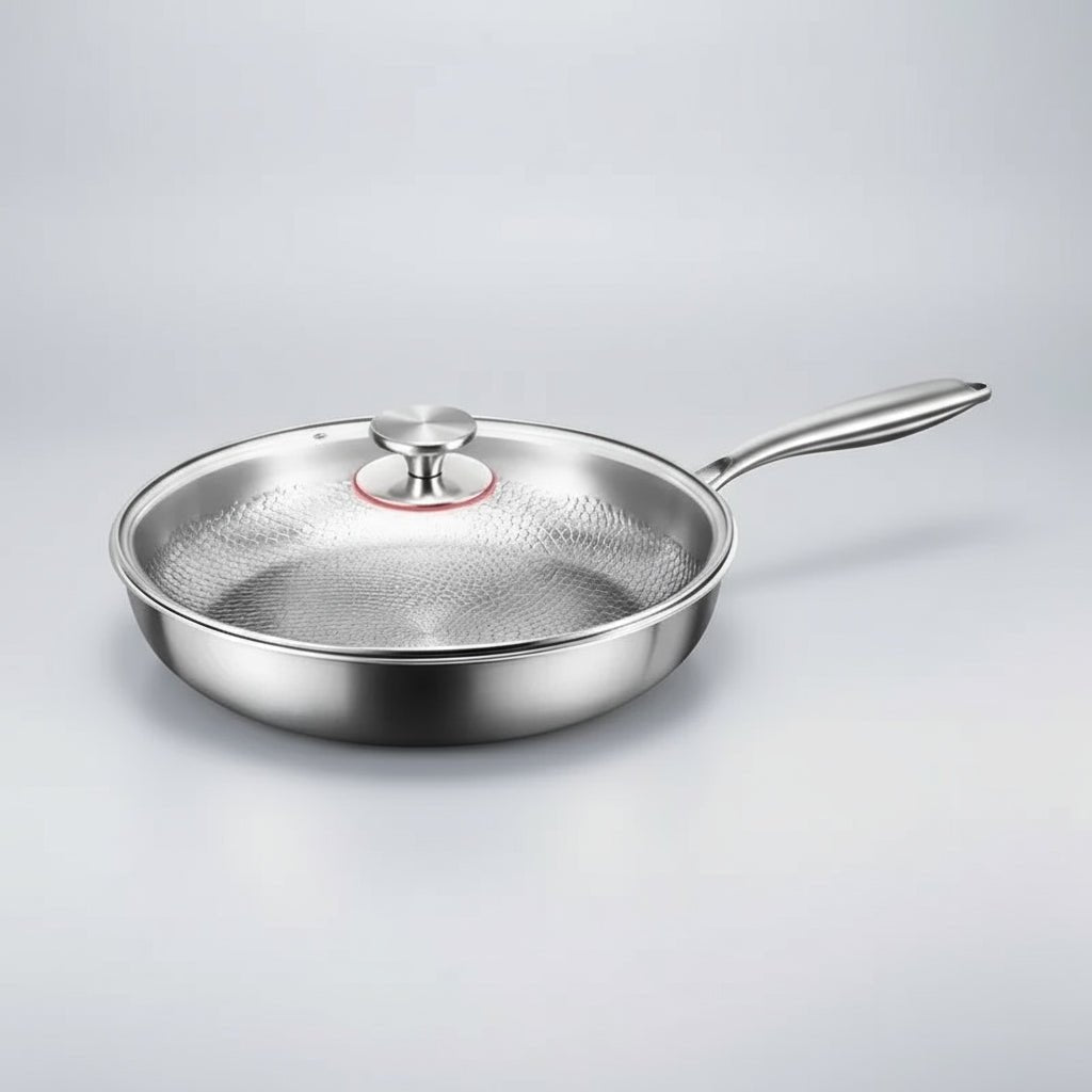 Hammered Frying Pan - Naturally Non-Stick, Induction Ready - view 4
