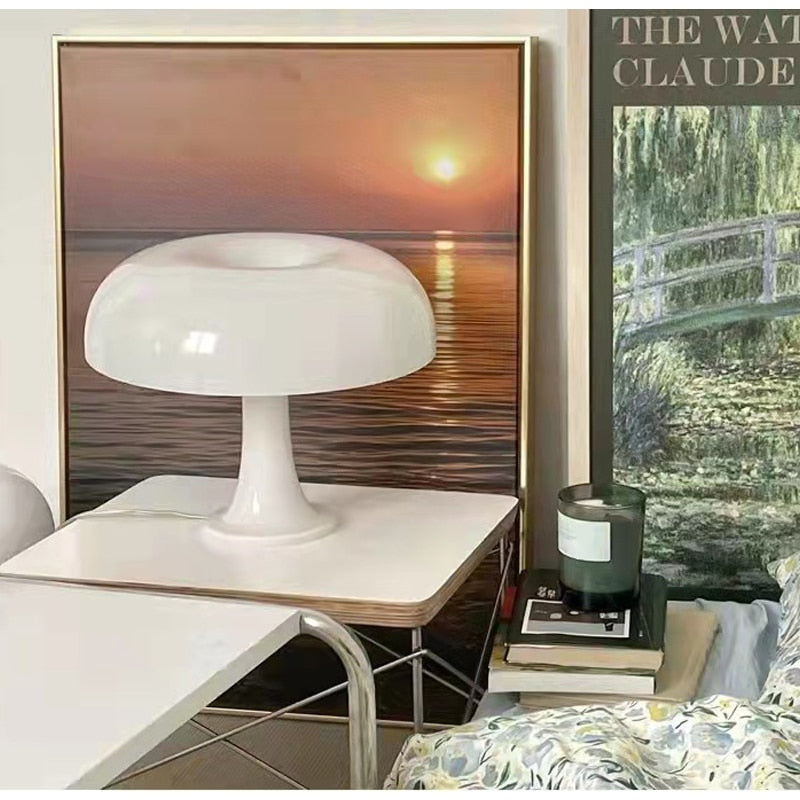 Dimmable Retro Mushroom Table Lamp for Living Room or Bedroom - view 12