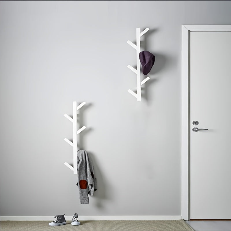 Wall-Mounted Clothes Rack with Gold-Colored Pipes - view 8
