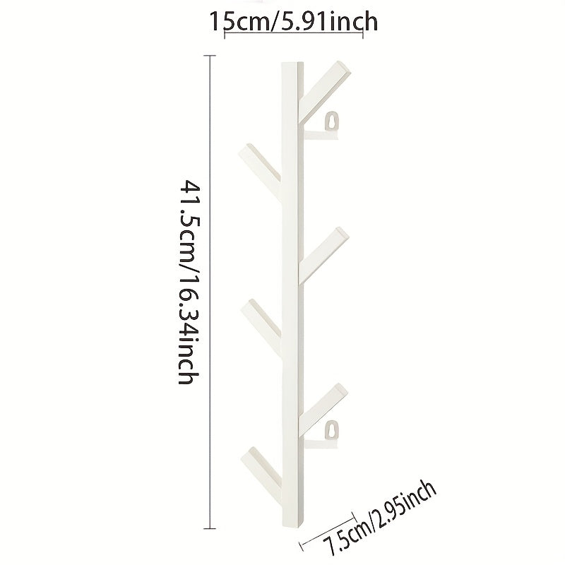 Wall-Mounted Clothes Rack with Gold-Colored Pipes - view 11
