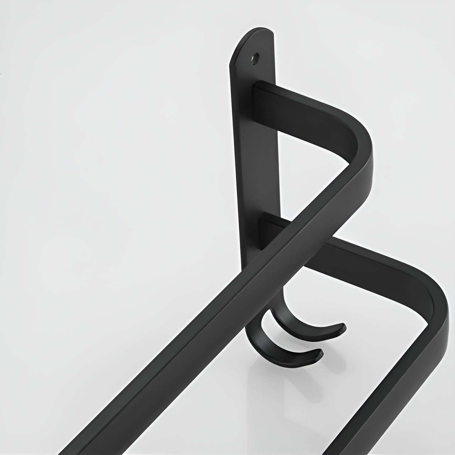 Black 3-Tier Wall-Mounted Towel Holder for Bathroom - view 7