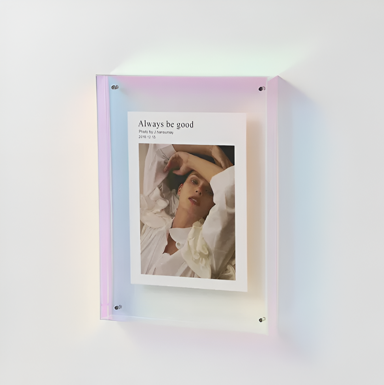 Modern Photo Frame – Transparent Acrylic, Minimalist Design for Office or Wall Decoration – view 15