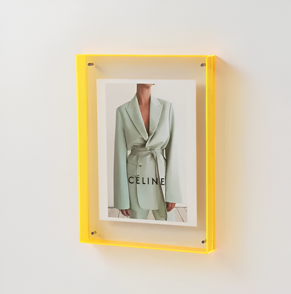 Modern Transparent Photo Frame - Minimalist Design for Desk or Wall - view 19