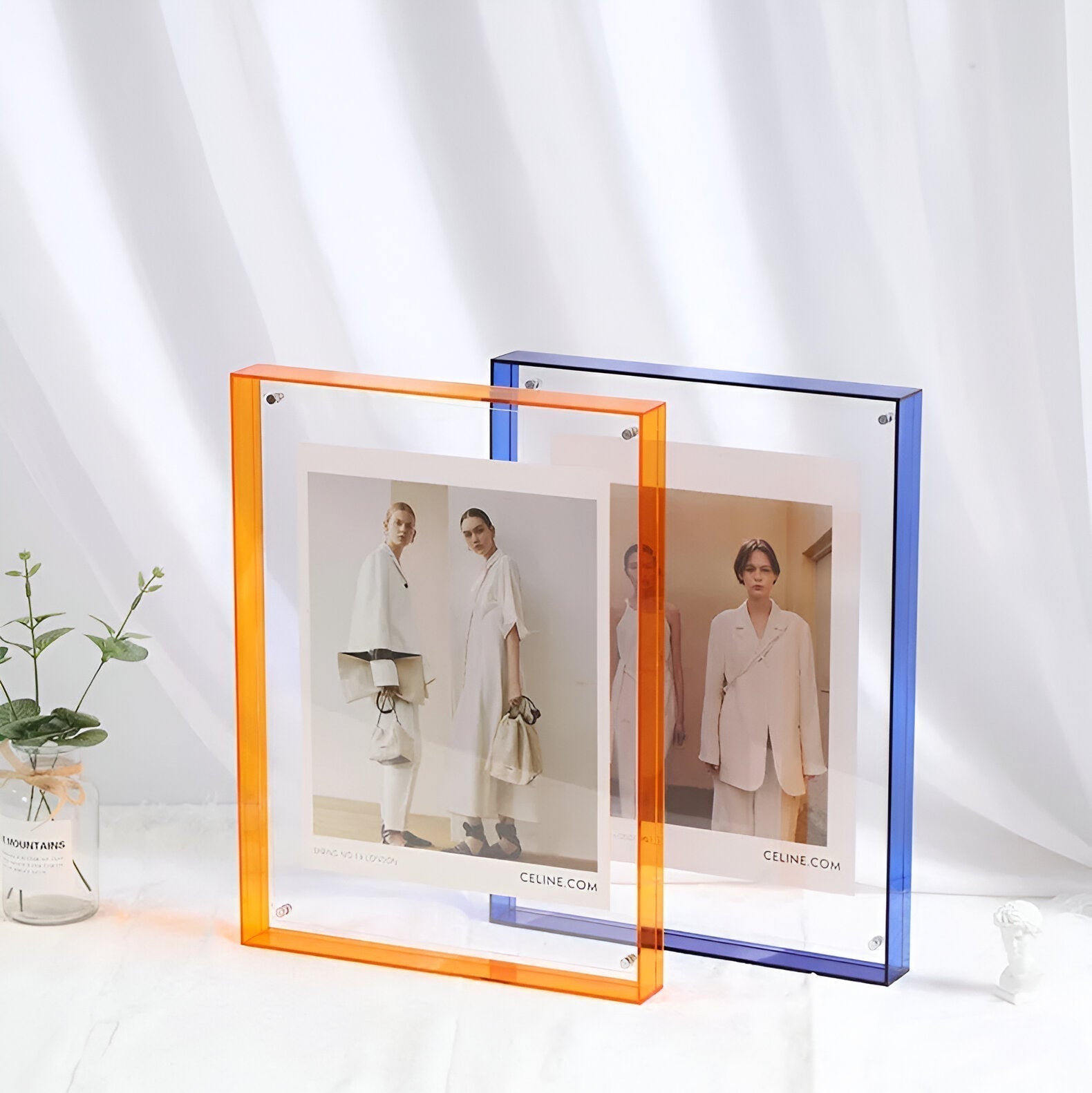 Modern Photo Frame – Transparent Acrylic, Minimalist Design for Office or Wall Decoration – view 4
