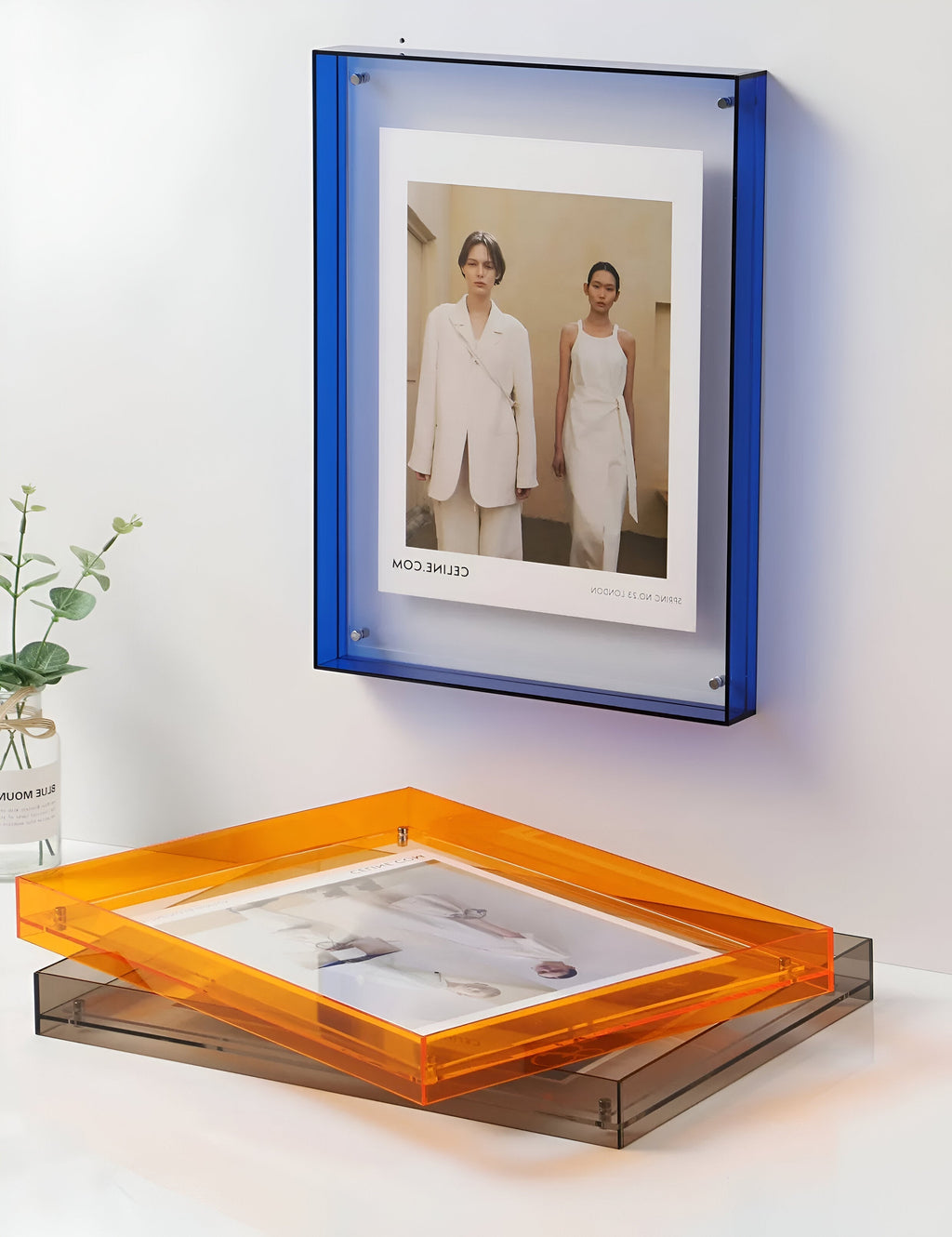 Modern Photo Frame – Transparent Acrylic, Minimalist Design for Office or Wall Decoration – view 5