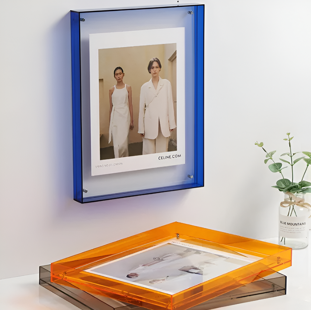 Modern Photo Frame – Transparent Acrylic, Minimalist Design for Office or Wall Decoration – view 6
