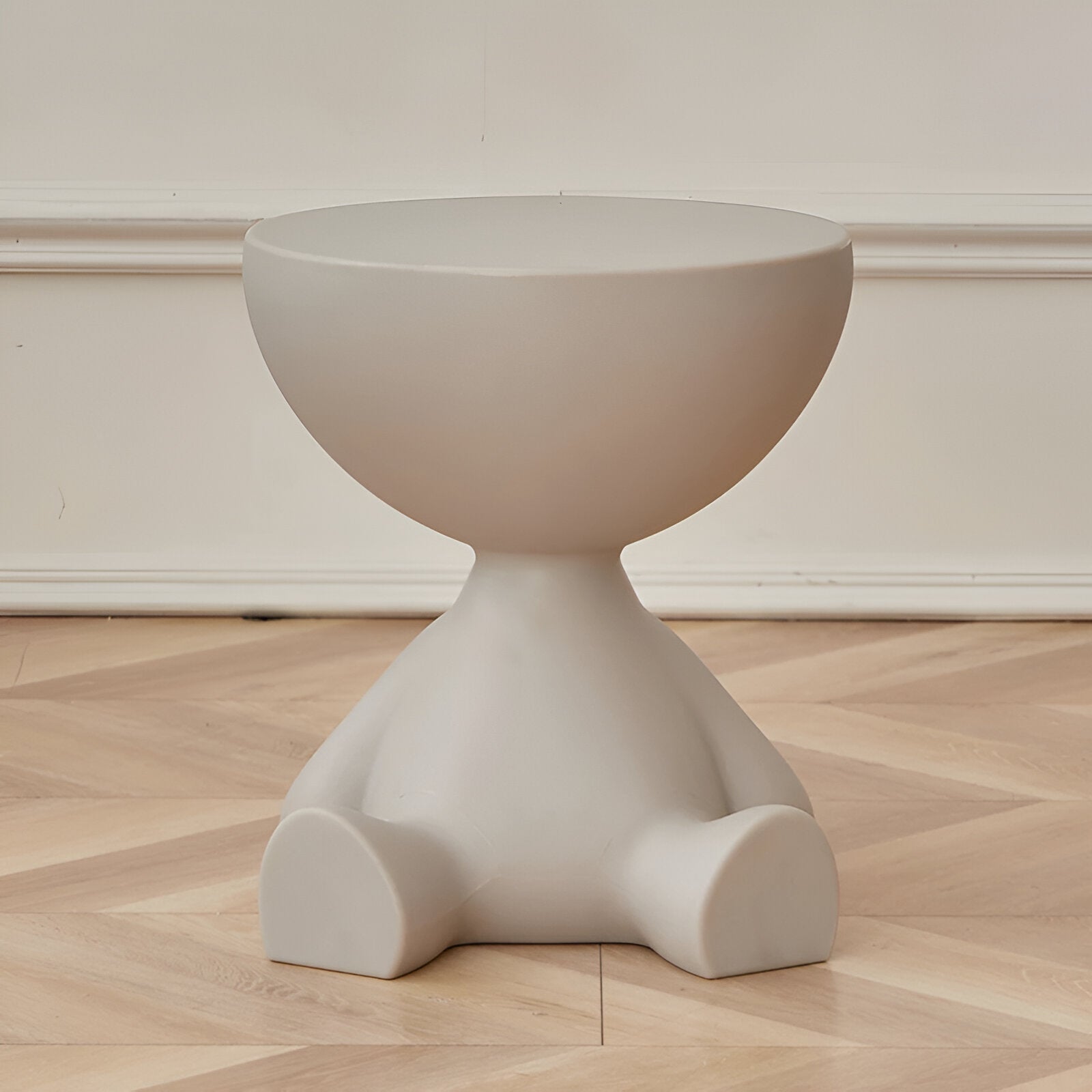 Round Black Plastic Coffee Table – Timeless Design for Living Room – view 3