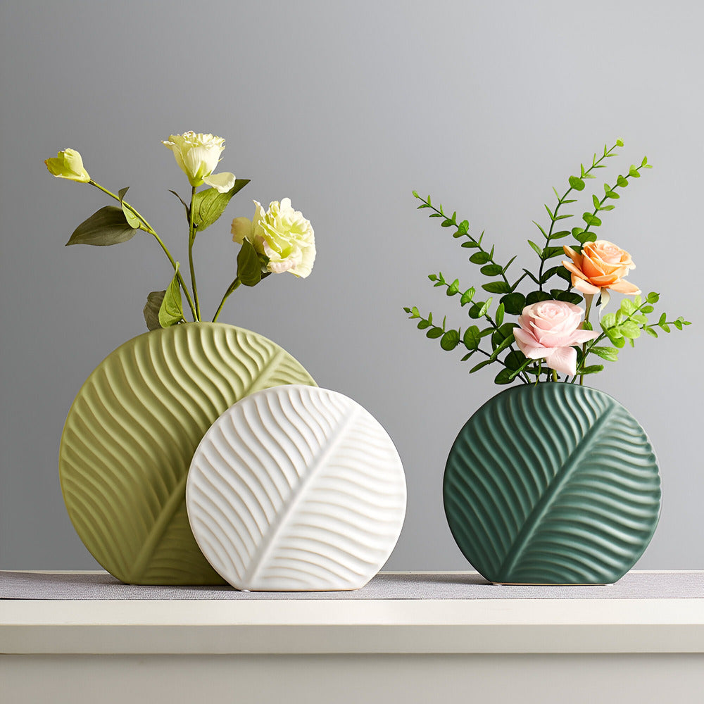 Handmade Vase - Neutral Minimalist Design for Flowers or Decor - view 8