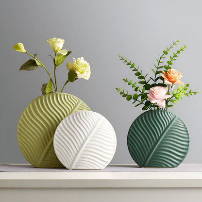 Handmade Vase - Neutral Minimalist Design for Flowers or Decor - view 8