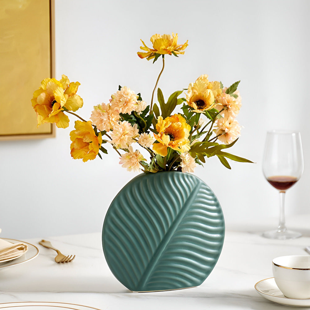 Handmade Vase - Neutral Minimalist Design for Flowers or Decor - view 4