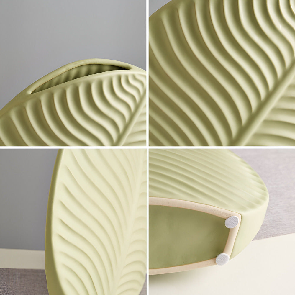 Handmade Vase - Neutral Minimalist Design for Flowers or Decor - view 7