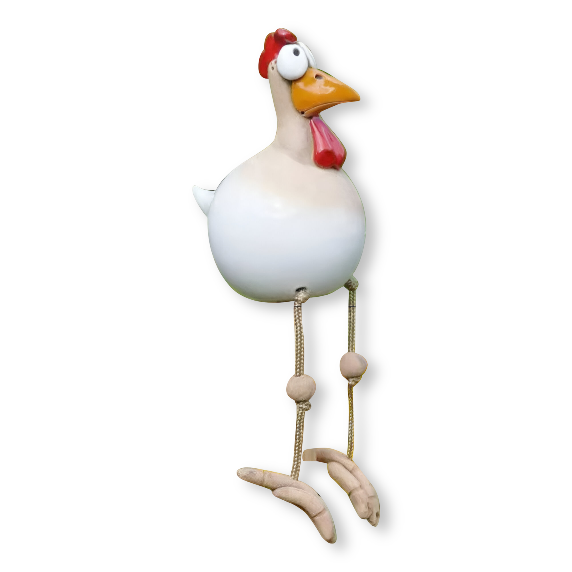 Eccentric Chicken Figure - Weather-Resistant Resin Garden Decor – view 3