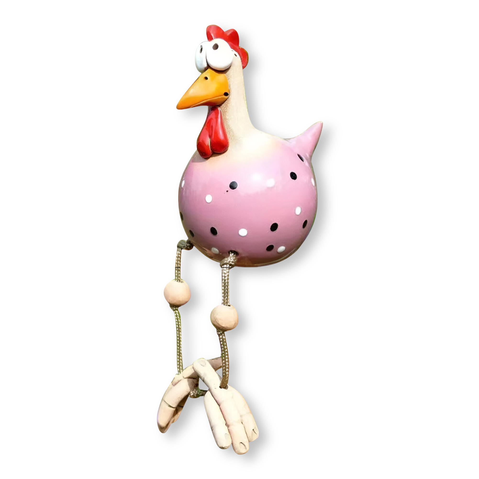 Eccentric Chicken Figure - Weather-Resistant Resin Garden Decor – view 7