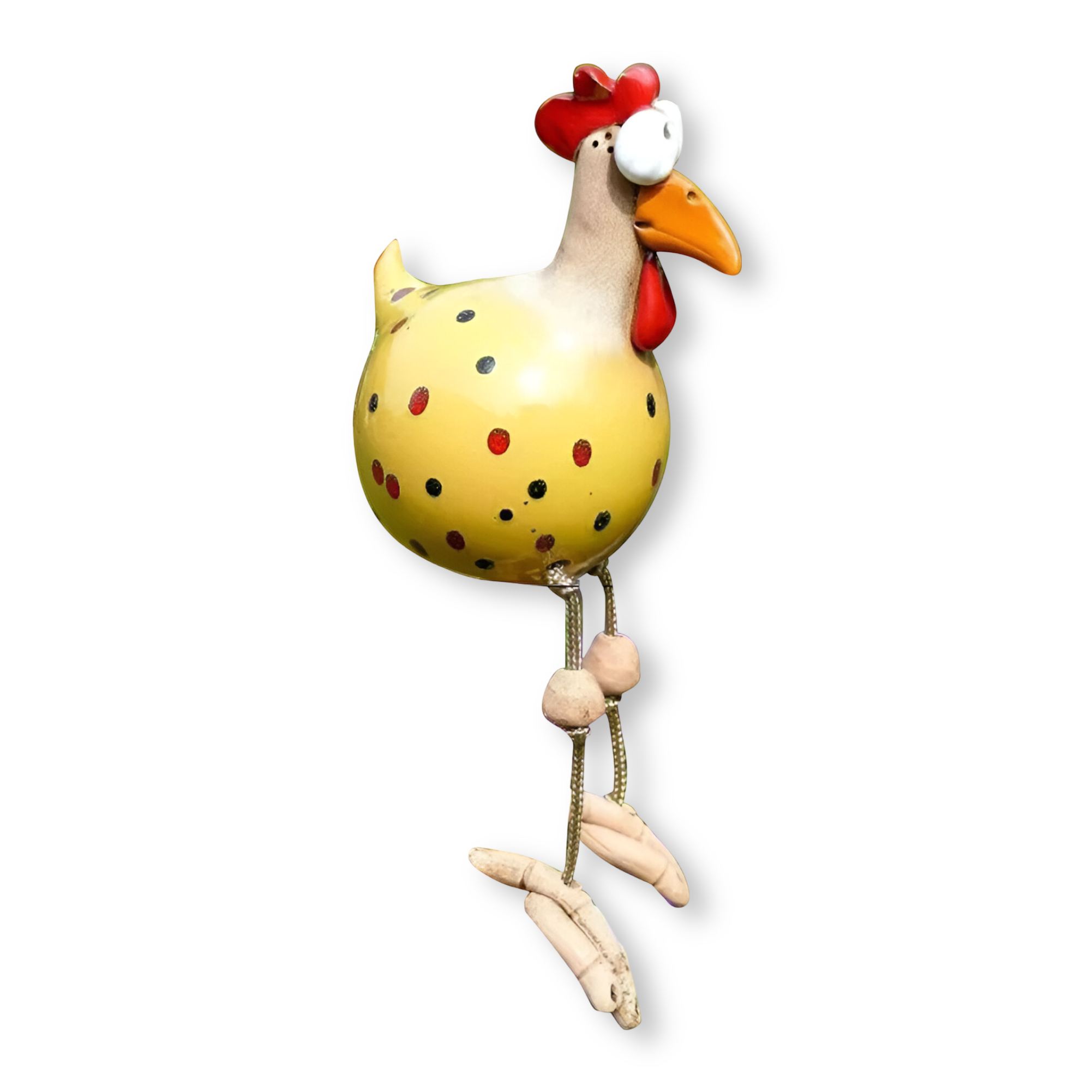 Eccentric Chicken Figure - Weather-Resistant Resin Garden Decor – view 11