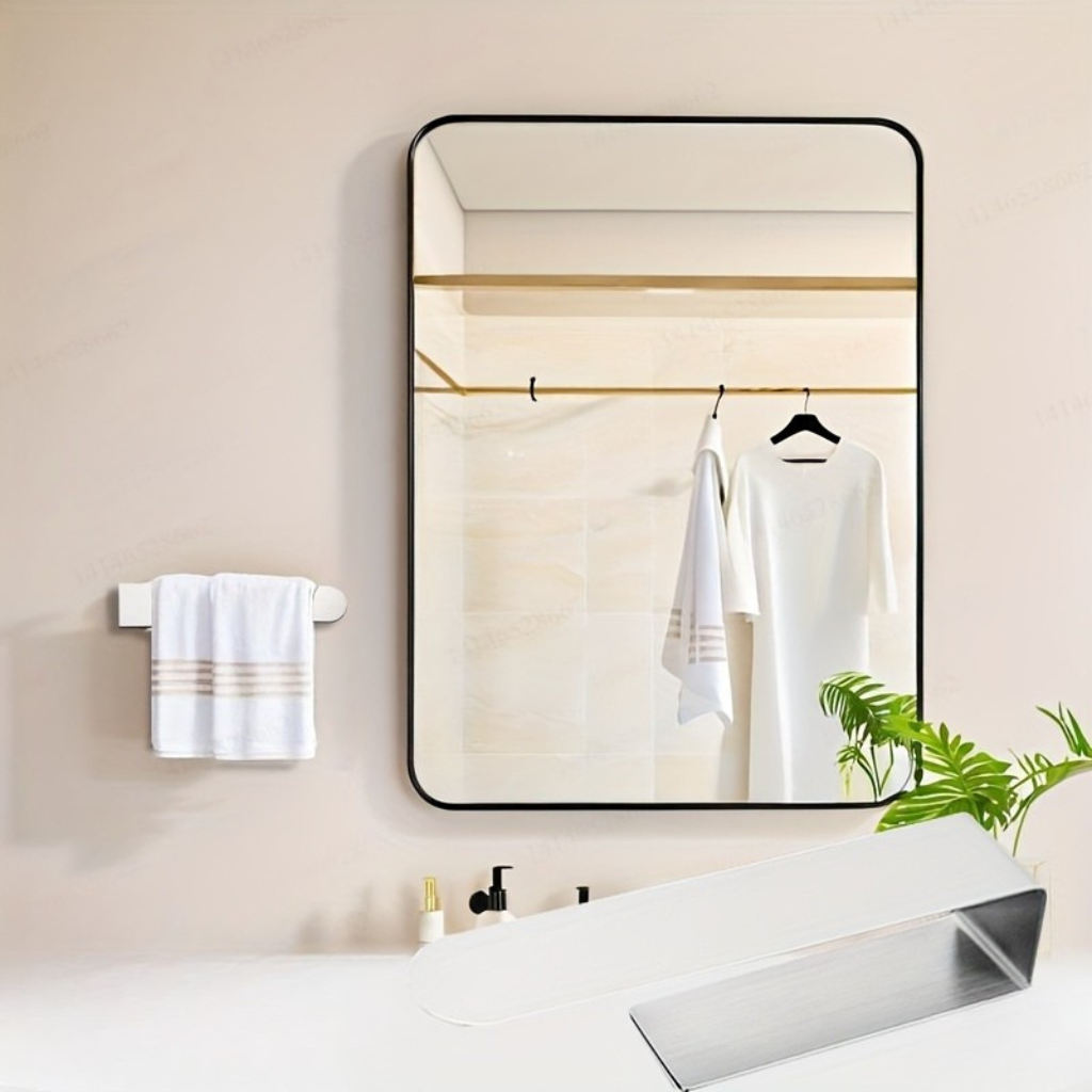 Minimalist Self-Adhesive Towel Holder for Bathroom or Kitchen - view 3