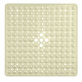 Non-Slip White PVC Bath Mat – Minimalist Design for Bathroom or Shower – view 9