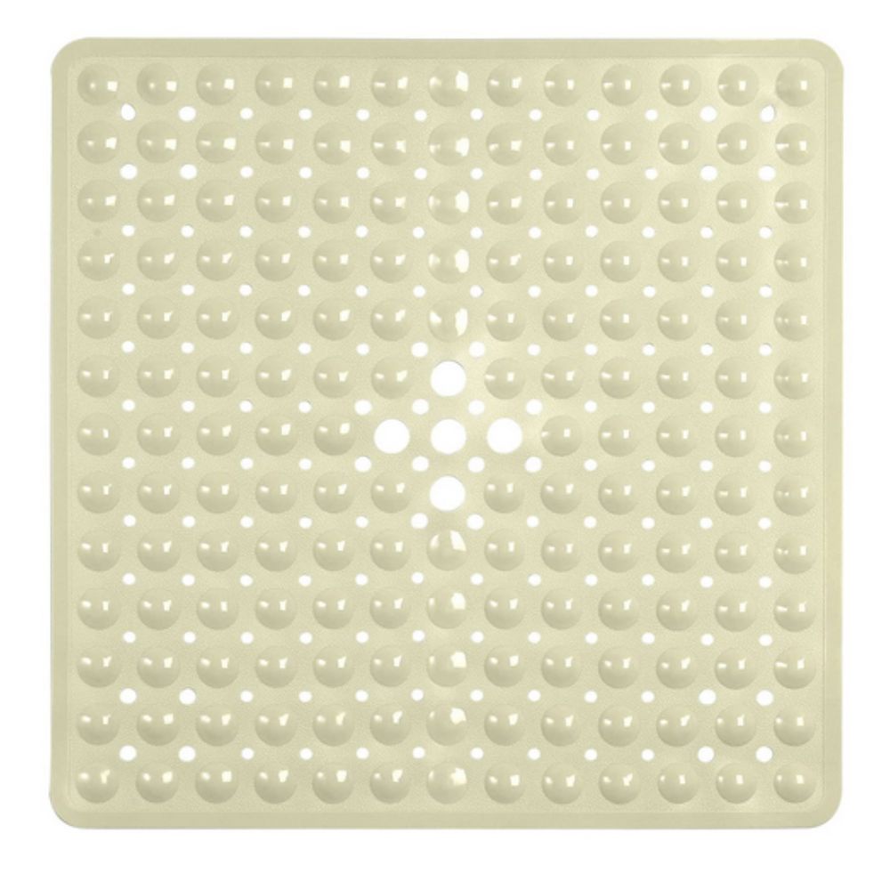 Non-Slip White Bath Mat with Minimalist Design for Shower - view 9