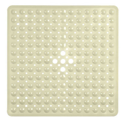 Non-Slip White Bath Mat with Minimalist Design for Shower - view 9