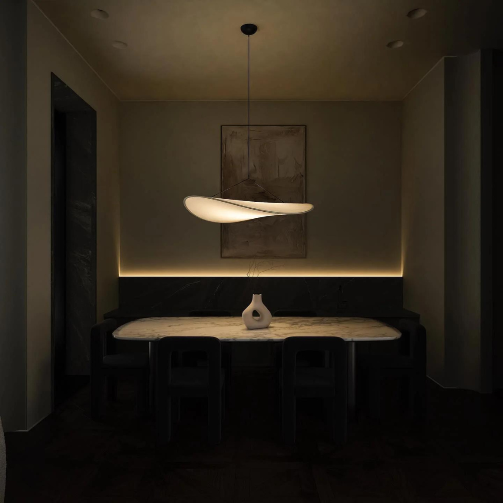 Japandi Pendant Lamp – Boho Design for Living or Dining Room - view 4