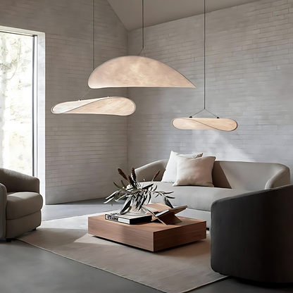 Japandi Pendant Lamp – Boho Design for Living or Dining Room - view 6