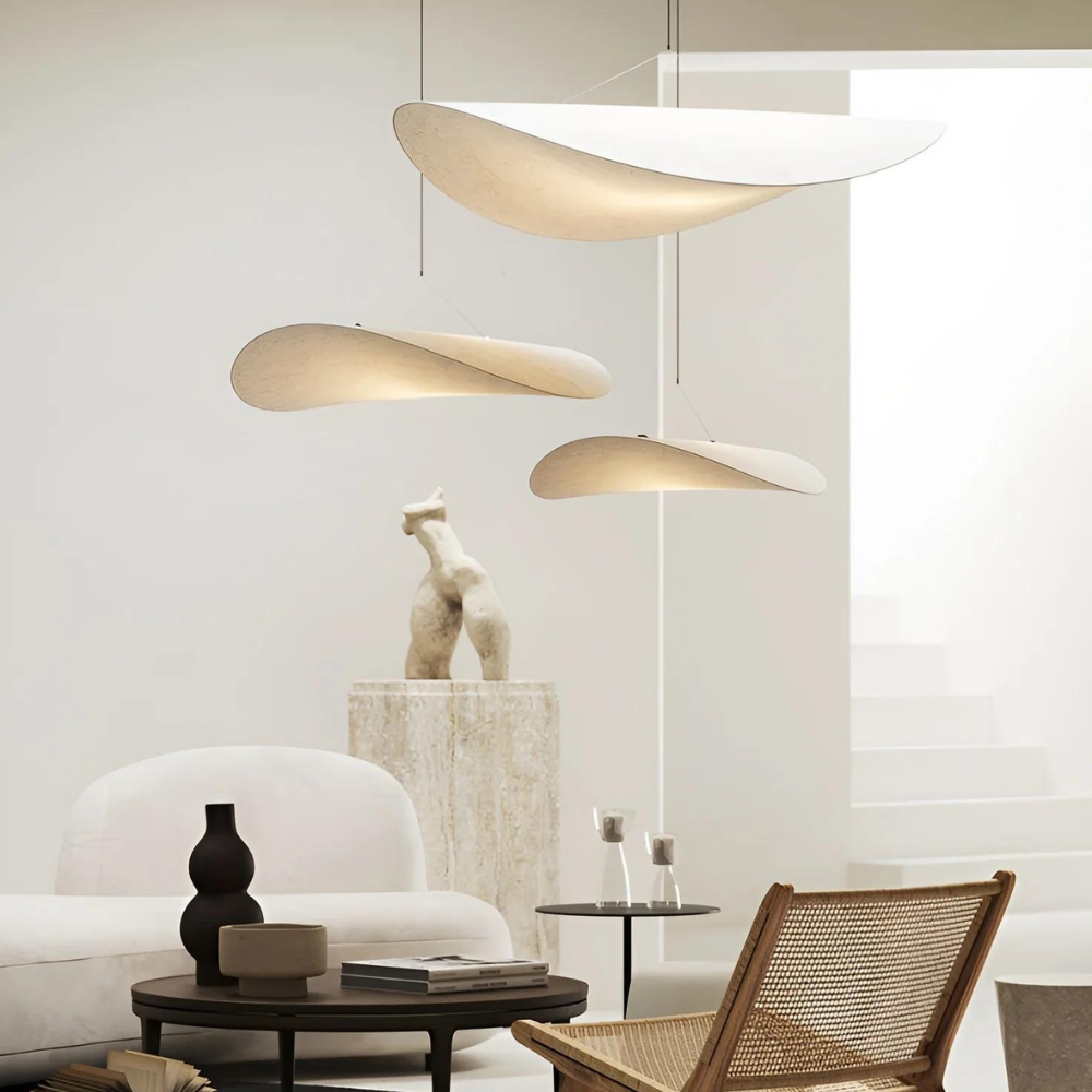 Japandi Pendant Lamp – Boho Design for Living or Dining Room - view 9
