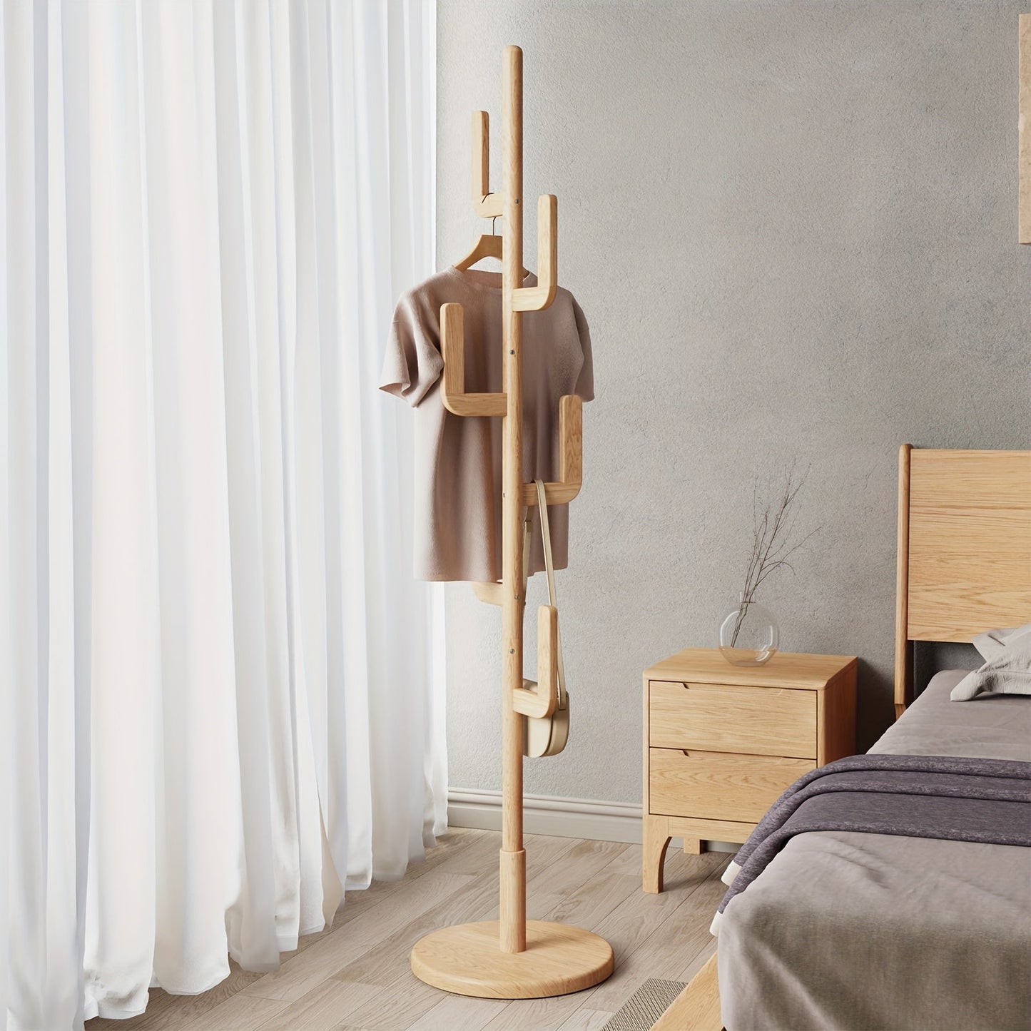 Cactus Coat Rack – Adjustable Height for Entryway or Bedroom - view 12