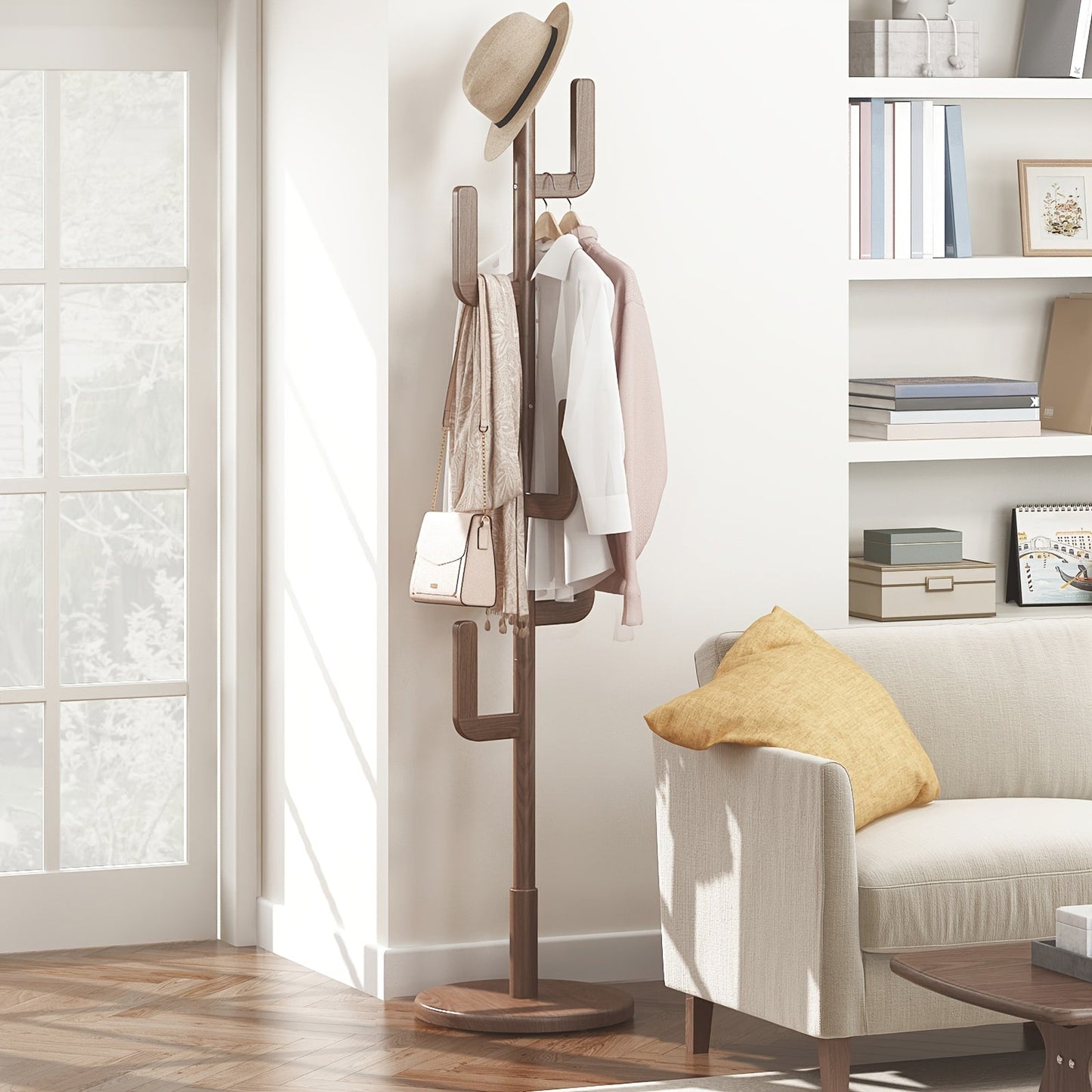 Cactus Coat Rack – Adjustable Height for Entryway or Bedroom - view 8