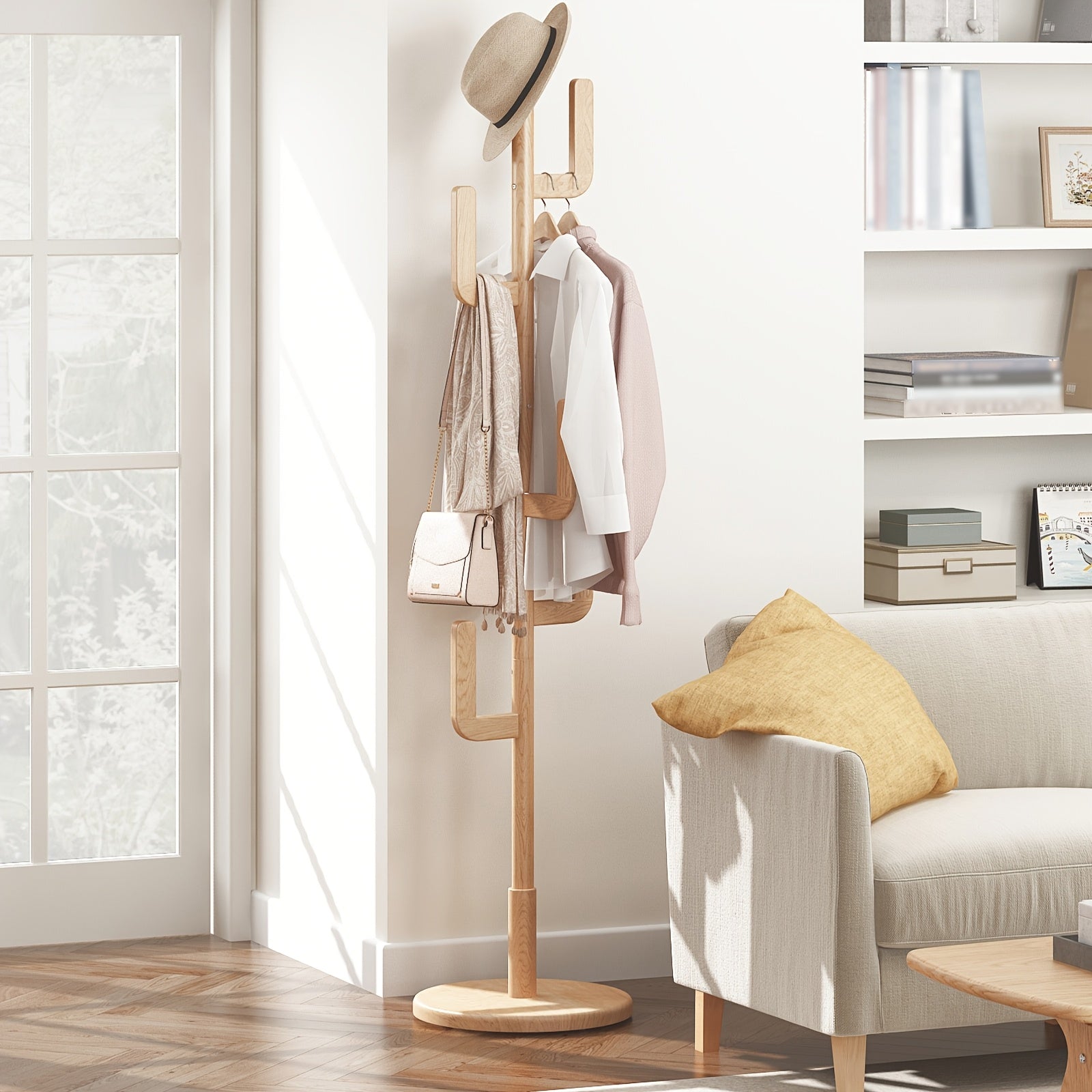 Cactus Coat Rack – Adjustable Height for Entryway or Bedroom - view 13