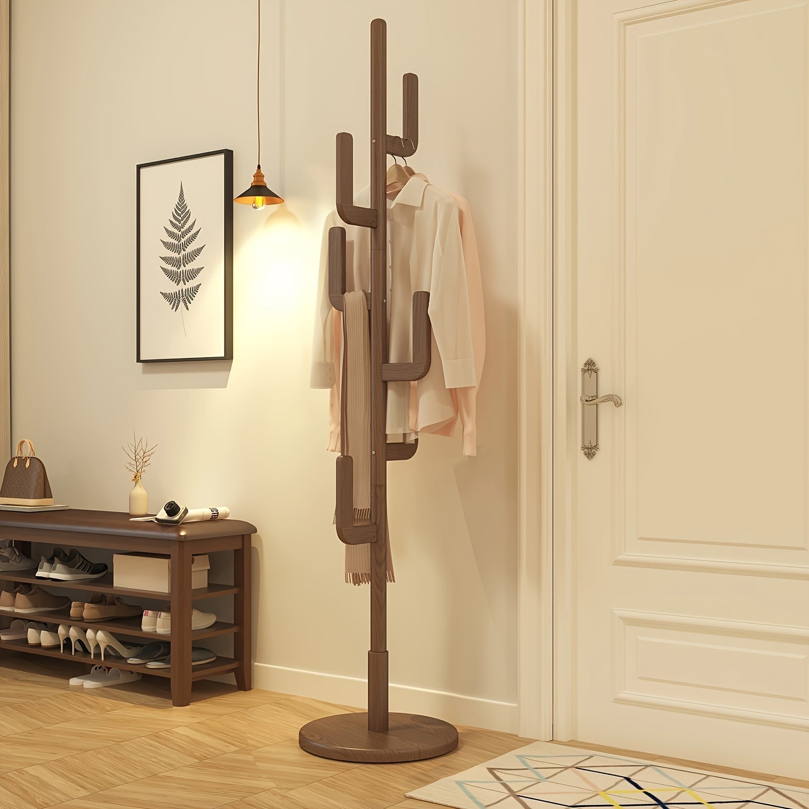 Cactus Coat Rack – Adjustable Height for Entryway or Bedroom - view 9