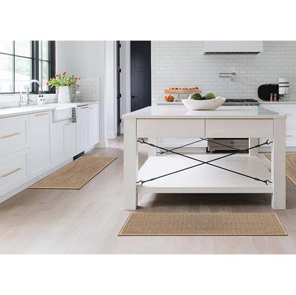 Gray Woven Kitchen Mat - Scandinavian Design, Non-Slip - view 4