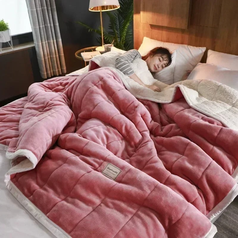 Soft Plaid Blanket for Cozy Autumn and Winter Nights - view 5
