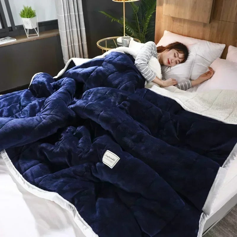Soft Plaid Blanket for Cozy Autumn and Winter Nights - view 6