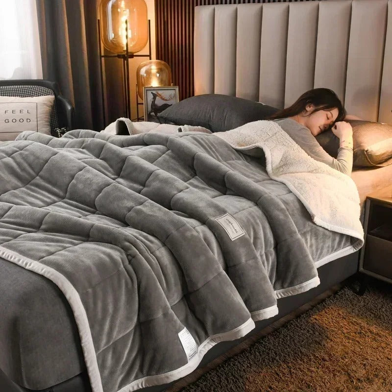 Soft Plaid Blanket for Cozy Autumn and Winter Nights - view 8