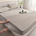 Cooling Latex Mattress Set – White, Breathable Unit for Refreshing Sleep in Summer