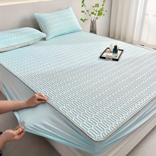 Cooling Mattress Protector Set with Pillowcases for Summer Sleep - view 2