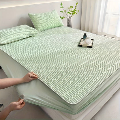 Cooling Mattress Protector Set with Pillowcases for Summer Sleep - view 6