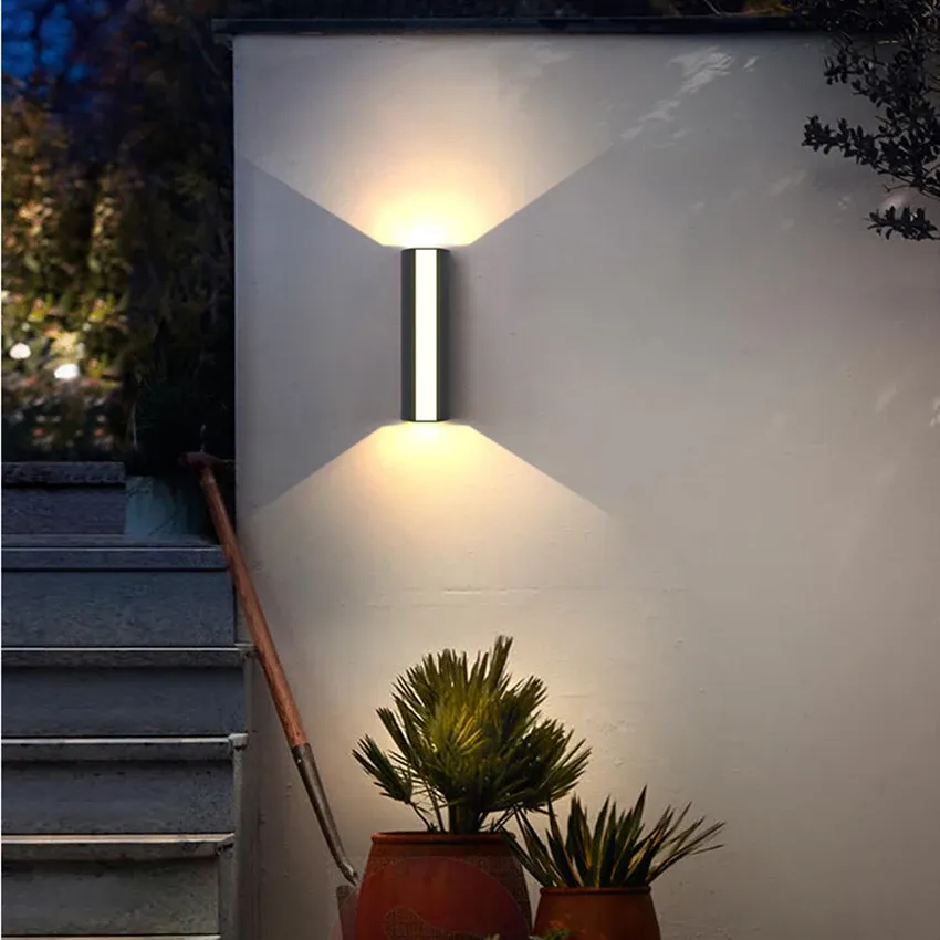 Modern Outdoor LED Wall Light for Garden, Terrace, or Entrance - view 4