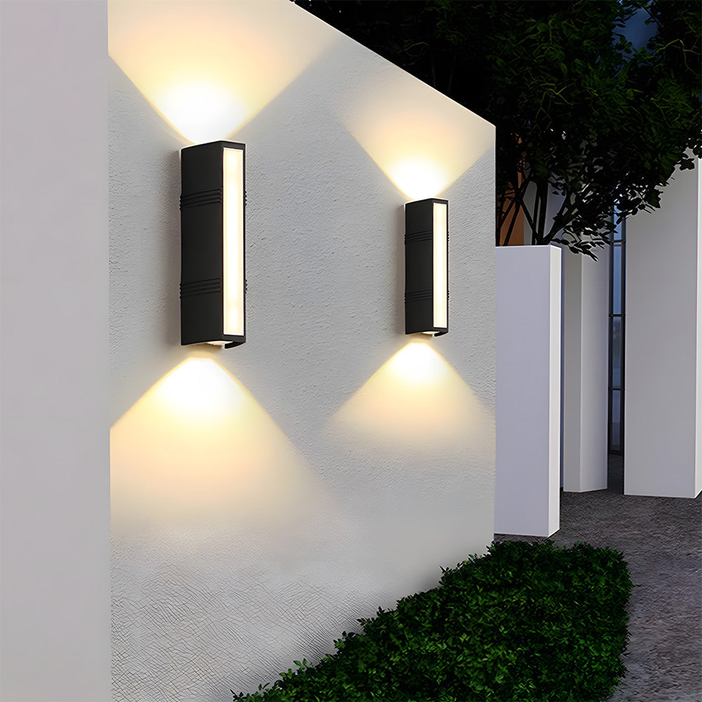 Modern Outdoor LED Wall Light for Garden, Terrace, or Entrance - view 5