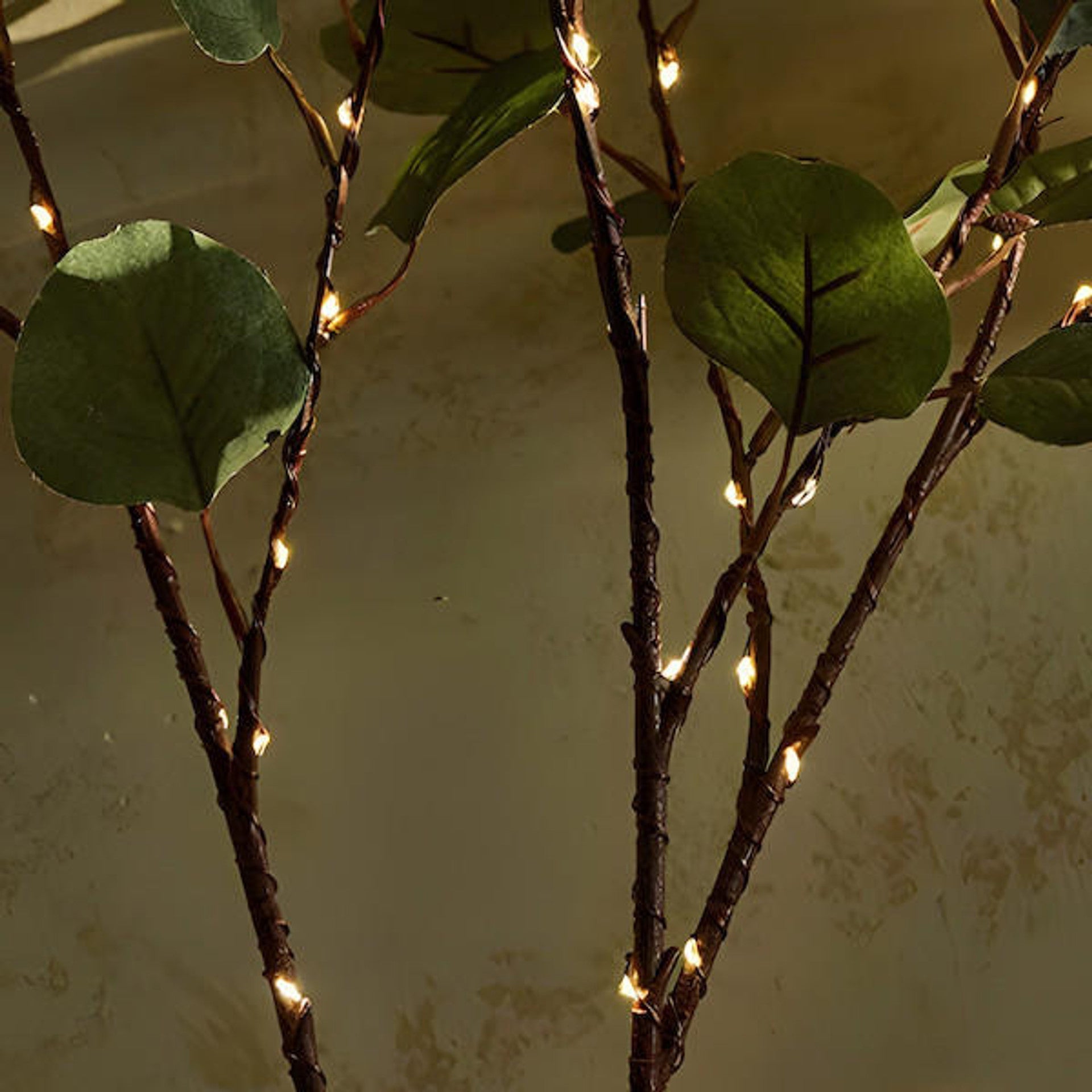 Olive Branch Fairy Lamp – Adjustable Warm LED Lighting for Home Decor - view 3