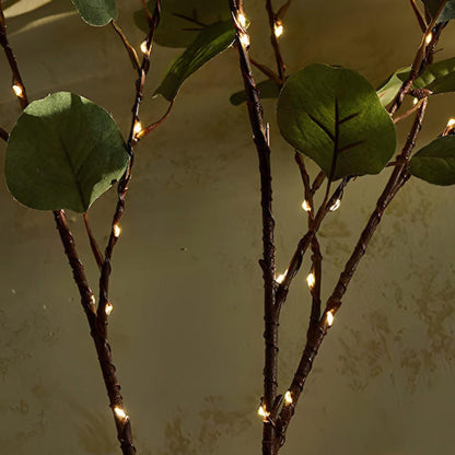 Olive Branch Fairy Lamp – Adjustable Warm LED Lighting for Home Decor - view 3