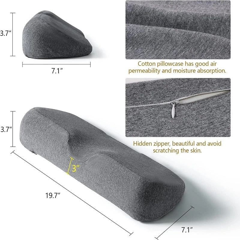 Hypoallergenic Neck Support Pillow for Side and Back Sleepers - view 4