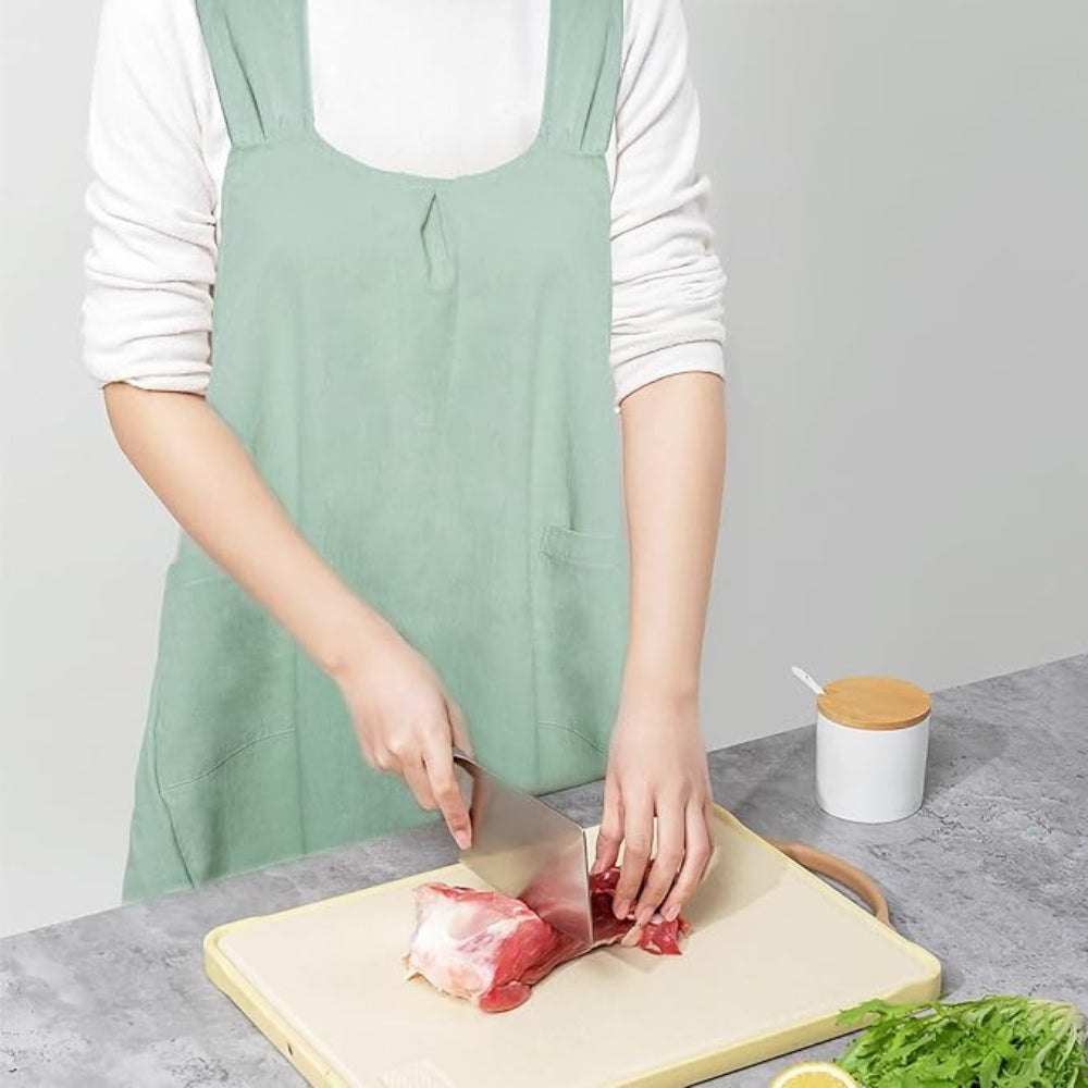 Cross-Back Apron - Minimalist Design for Kitchen or Gardening - view 3