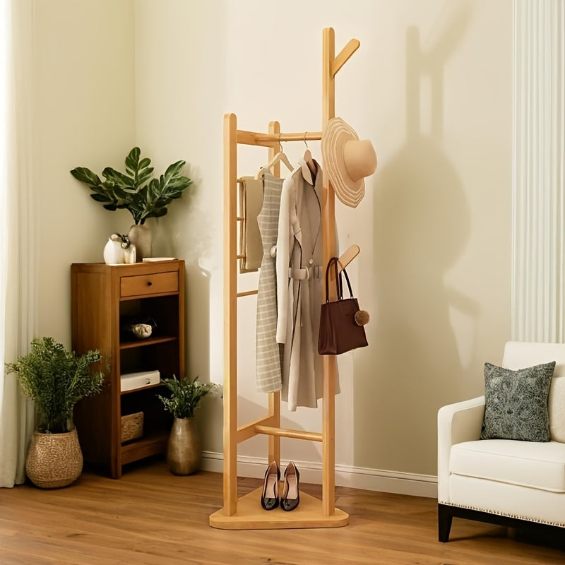 Coat Rack with Shelf and Hooks for Entryway, Bedroom or Guest Room - view 3