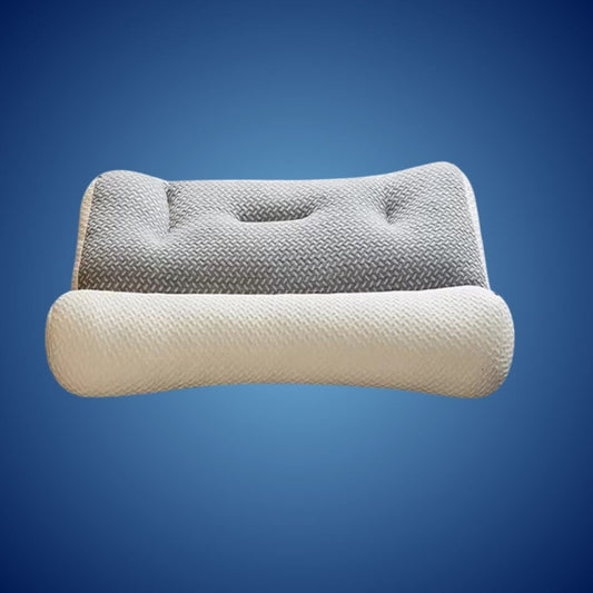 Adjustable Orthopedic Neck Pillow in White for Sleep Support - view 2