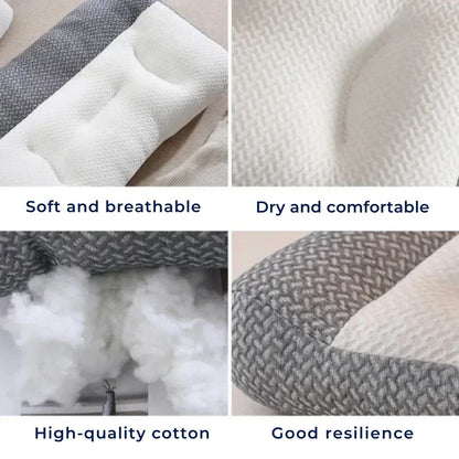 Adjustable Orthopedic Neck Pillow in White for Sleep Support - view 6