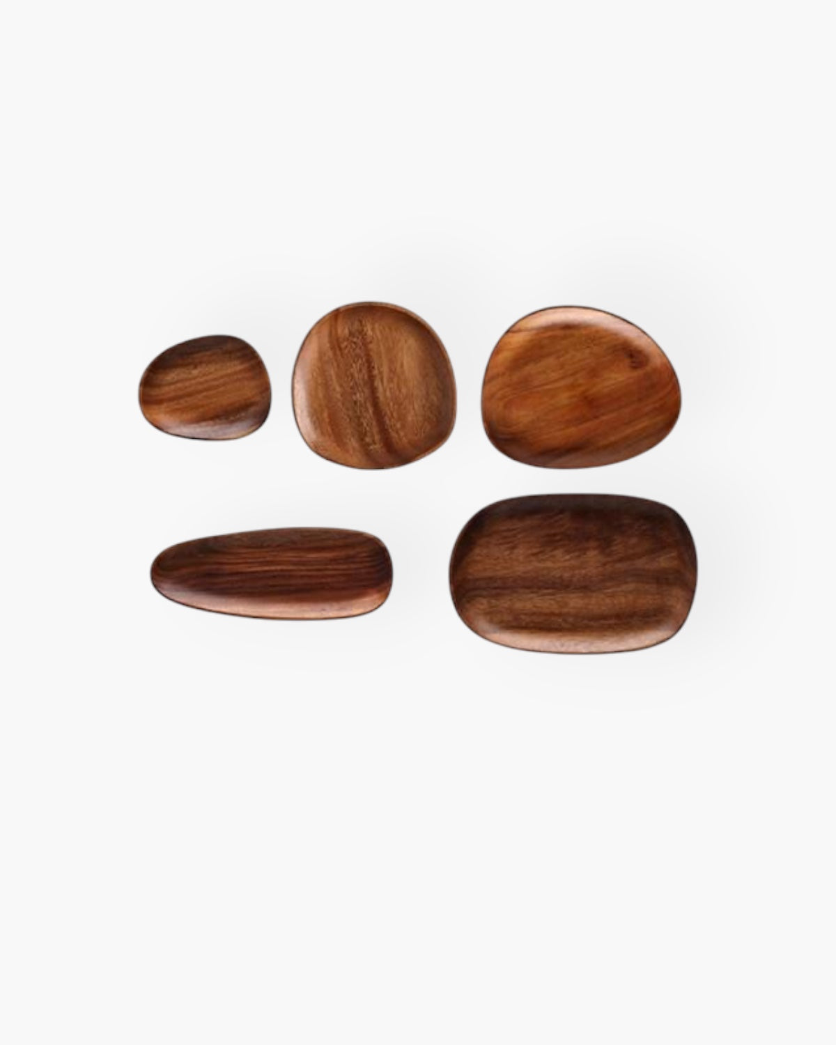 Rustic Serving Board Set in Natural Tones for Kitchen or Table - view 7