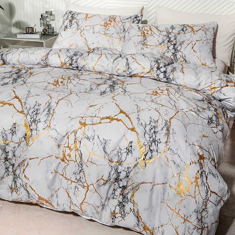 Swirl-Pattern Duvet Cover - Soft and Breathable for the Bedroom - view 4